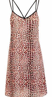 Dorothy Perkins Womens Leopard Print Swing dress- Multi Colour