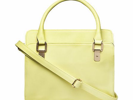 Dorothy Perkins Womens Lime mini compartment tote bag- Green