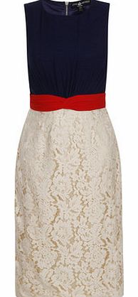 Womens Little Mistress Chiffon and Lace Dress-