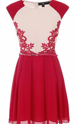 Womens Little Mistress Contrast Fit And Flare