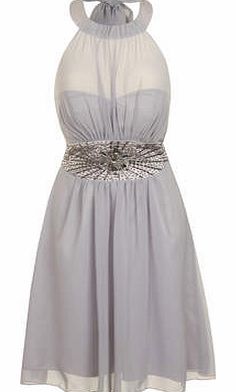 Dorothy Perkins Womens Little Mistress Embellished Halterneck