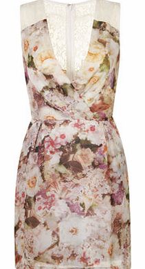 Dorothy Perkins Womens Little Mistress Floral Lace Back Skater