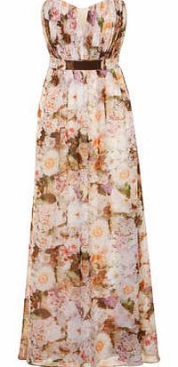 Dorothy Perkins Womens Little Mistress Floral Print Bar Belted