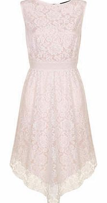 Dorothy Perkins Womens Little Mistress Lace Fit and Flare Dress-