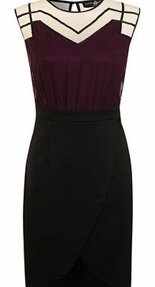 Dorothy Perkins Womens Little Mistress Mesh piping wrap 2 in 1