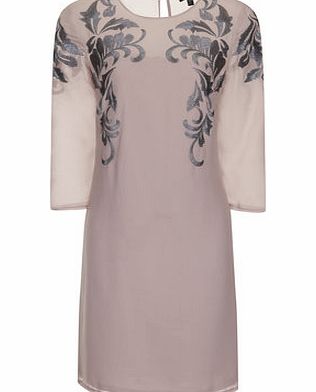 Dorothy Perkins Womens Little Mistress Mink Embellish Front