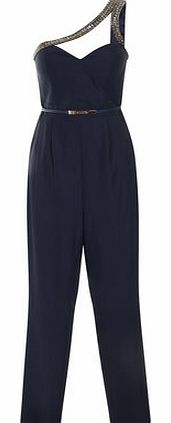 Dorothy Perkins Womens Little Mistress Navy One Shoulder