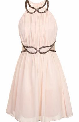 Dorothy Perkins Womens Little Mistress Nude Embellished Prom