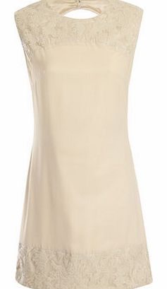 Dorothy Perkins Womens Little Mistress Nude Embellished Shift