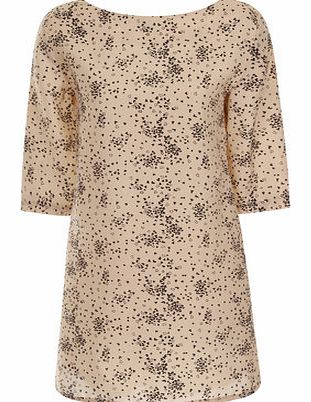 Dorothy Perkins Womens Little Mistress Nude Heart Print Tunic