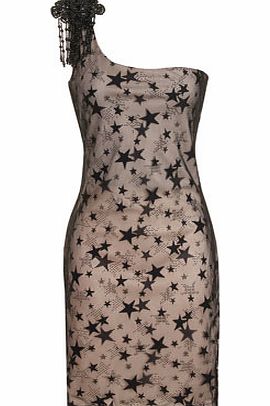 Womens Little Mistress One shoulder bodycon