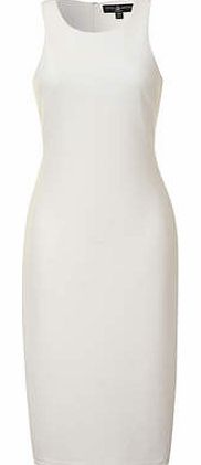 Dorothy Perkins Womens Little Mistress White Racer Front Bodycon