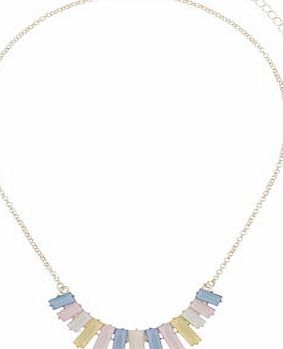 Dorothy Perkins Womens Little Pastel Stone Necklace- Pastel Mix