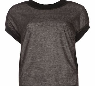 Dorothy Perkins Womens Lola Skye Black Mesh Top- Black DP12312510