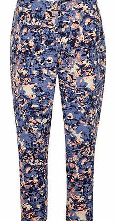 Dorothy Perkins Womens Lola Skye Blue Printed Jogger- Blue