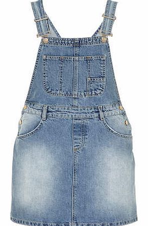 Dorothy Perkins Womens Lola Skye Denim Dungarees- Blue DP12296141