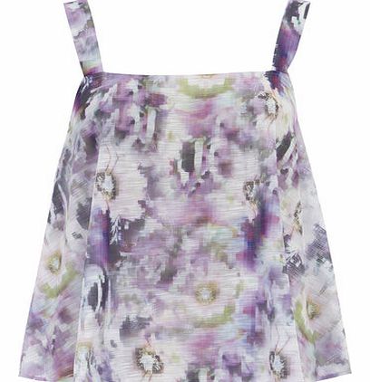 Dorothy Perkins Womens Lola Skye Floral Swing Cami- White