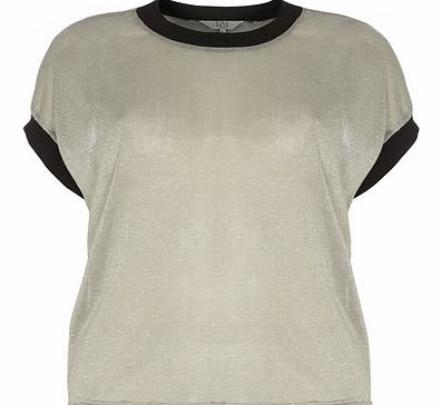 Dorothy Perkins Womens Lola Skye Grey Mesh Top- Grey DP12312527