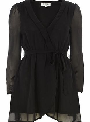 Dorothy Perkins Womens Madam rage Wrapped Dress- Black DP20100130