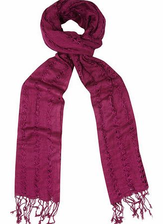 Dorothy Perkins Womens Magenta Oblong Plain Scarf- Pink DP11128270
