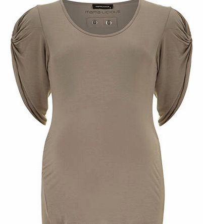 Womens Mamalicious maternity Elif short sleeve