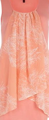Dorothy Perkins Womens Mandi Light Pink Abstract Print Top- Pink