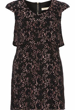 Dorothy Perkins Womens Maya Pink Lace overlay Dress- Pink