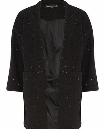 Dorothy Perkins Womens Mela Black Oversized Jacket- Black