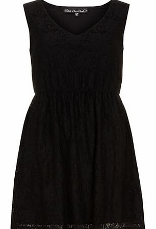 Dorothy Perkins Womens Mela Black v neck tunic- Black DP61140095