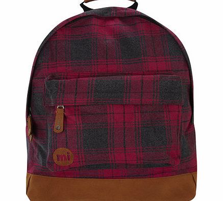 Dorothy Perkins Womens Mi Pac purple all over tartan backpack-