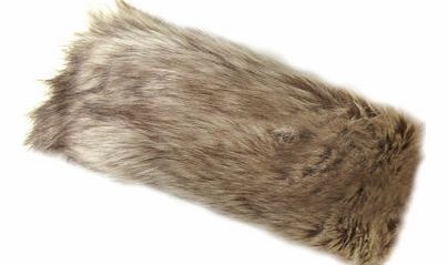 Dorothy Perkins Womens Mink Faux Fur Headband- Brown DP11123928