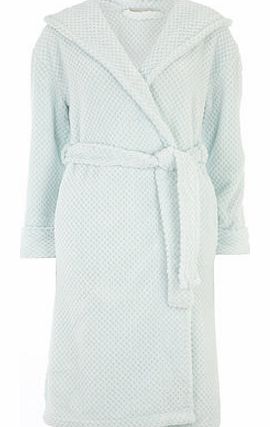Dorothy Perkins Womens Mint Green Textured Dressing Gown- Green