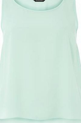 Dorothy Perkins Womens Mint High Neck Cami- Green DP05550113