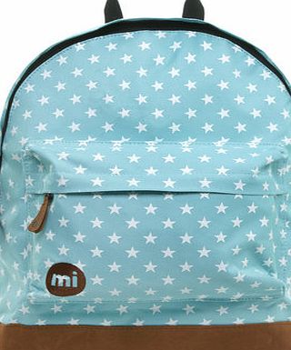 Dorothy Perkins Womens Mipac aqua star backpack- Blue DP18401929