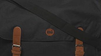 Dorothy Perkins Womens Mipac black classic messenger bag- Black