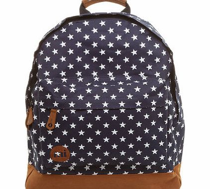 Dorothy Perkins Womens Mipac navy star backpack- Blue DP18401930