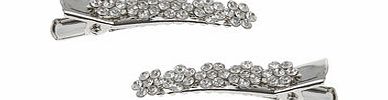 Dorothy Perkins Womens Mix Stone Hair Clip- Silver DP49814541