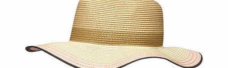 Dorothy Perkins Womens Multi Colour Block Panama Hat- Multi