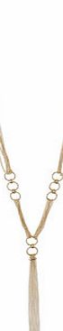 Dorothy Perkins Womens Multi Loop Gold Long Necklace- Gold