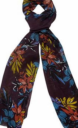 Dorothy Perkins Womens Multi Nevada Skinny Chiffon Scarf- Multi