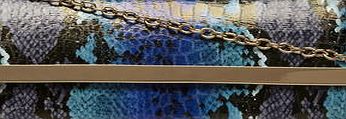 Dorothy Perkins Womens Natural snake clutch bag- Multi Colour