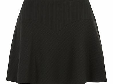 Dorothy Perkins Womens Navy Chalk Stripe Skirt- Navy DP66794323