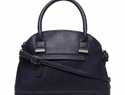 Dorothy Perkins Womens Navy hidden pocket bowler bag- Blue