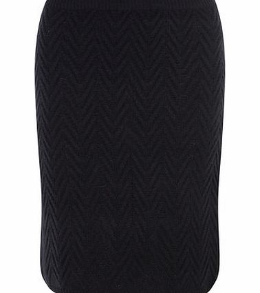 Dorothy Perkins Womens Navy Knitted Co Ord Skirt- Blue DP55122233