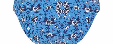 Dorothy Perkins Womens Navy TileFloral Butterfly Bikini Bottoms-