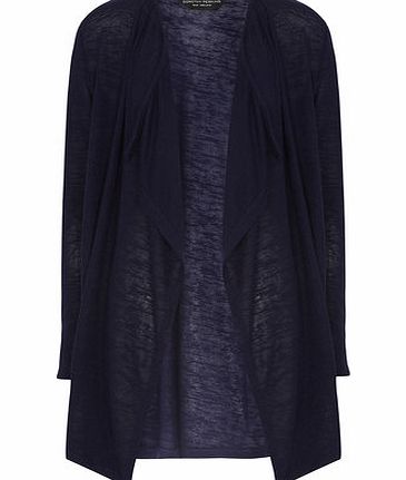 Dorothy Perkins Womens Navy Waterfall Cardigan- Navy DP56402623