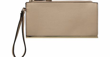 Dorothy Perkins Womens Nude bar bottom wristlet- White DP18397086