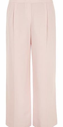 Womens Nude Crepe palazzo trouser- Nude DP66781283