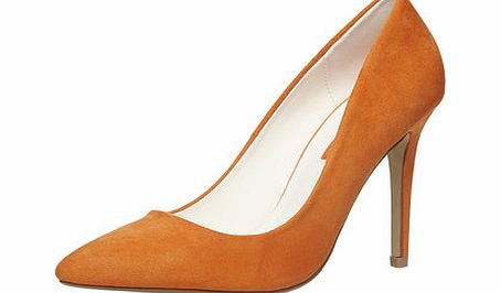 Dorothy Perkins Womens Orange high pointed court shoes- Orange
