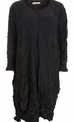 Womens Orien Love Grey Creased Oversized Tunic-